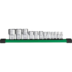 Seturi 12 buc. cap tubulară ¼″,⅜″,½″ metric E-TX E4-E24 Milwaukee - imagine 1