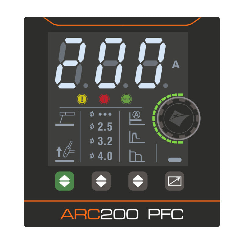EVO20 ARC 200PFC (Z2S42) - Aparat de sudura INDUSTRIAL Jasic MTR - imagine 5