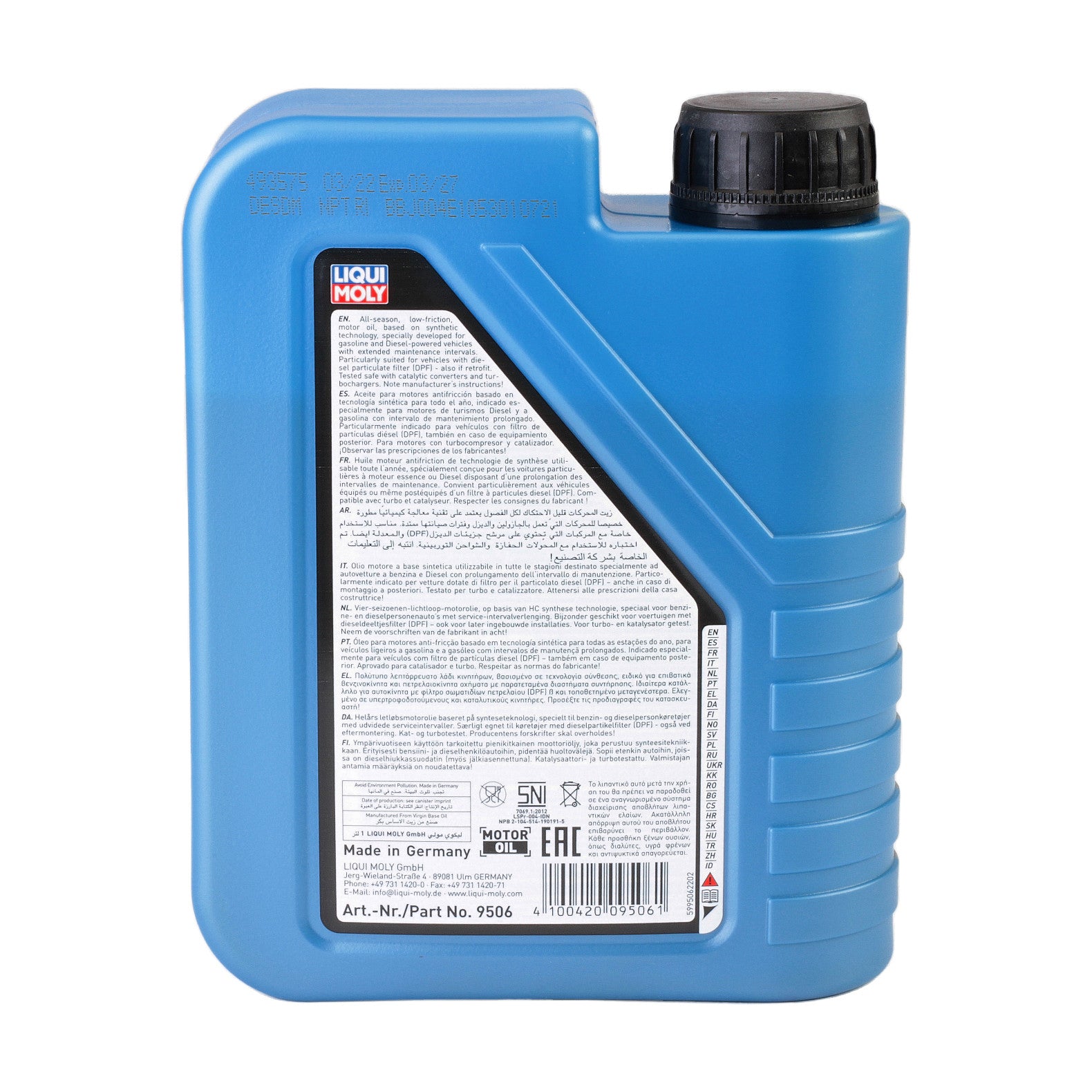 Ulei motor Liqui Moly Longtime High Tec 5W30 (1136) (9506) 1L Liqui Moly - imagine 3
