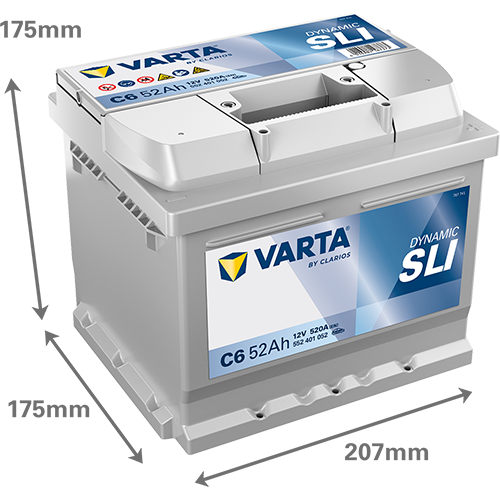 Acumulator Varta SLI Dynamic 52 Ah Varta - imagine 2