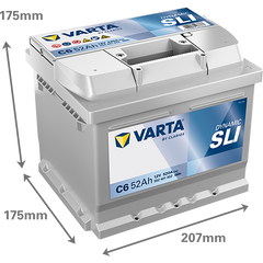 Acumulator Varta SLI Dynamic 52 Ah Varta - imagine 2