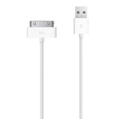 Cablu de date FOXCONN -Apple Dock Connector To USB Cable 30 pini tableta MTR - imagine 1