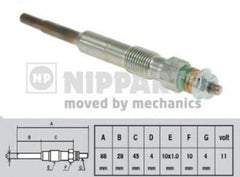 Bujie incandescenta CITROEN JUMPY caroserie BS BT BY BZ NIPPARTS J5711028