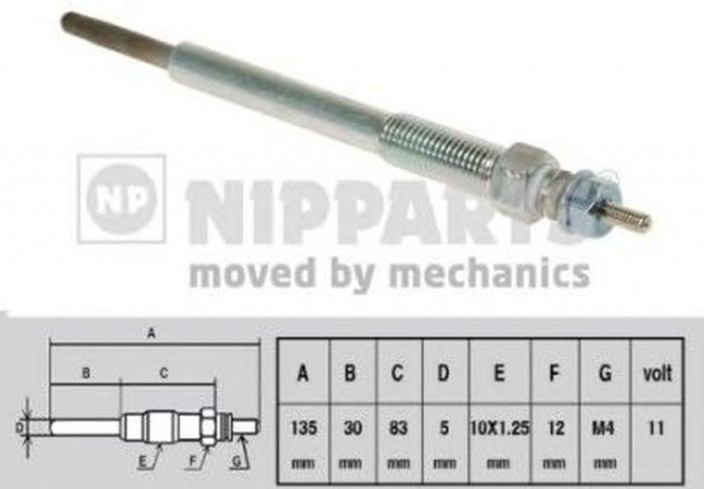 Bujie incandescenta KIA CEE`D hatchback ED NIPPARTS J5710502