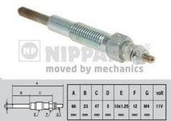 Bujie incandescenta MAZDA MPV I LV NIPPARTS J5710301
