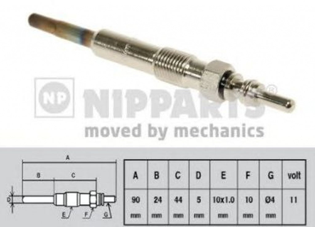 Bujie incandescenta MITSUBISHI CARISMA DA NIPPARTS J5715014