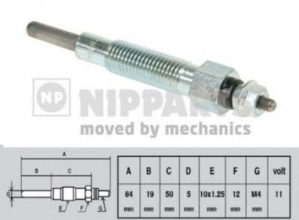 Bujie incandescenta NISSAN TRADE platou sasiu NIPPARTS J5711012