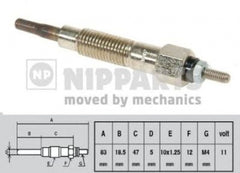 Bujie incandescenta NISSAN VANETTE CARGO bus HC 23 NIPPARTS J5711008