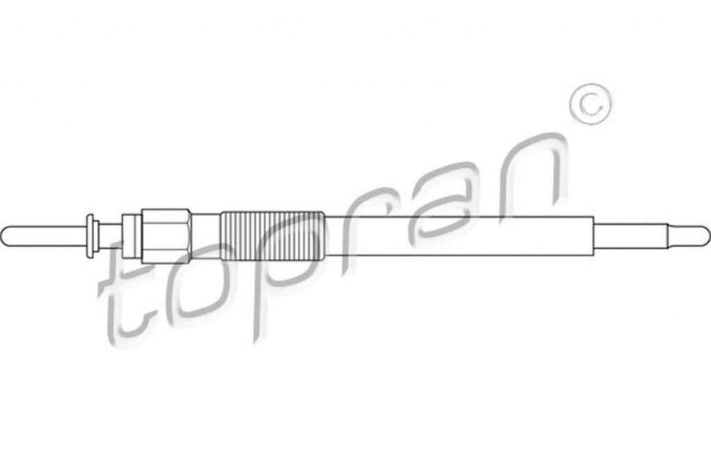 Bujie incandescenta OPEL ASTRA J limuzina TOPRAN 206655