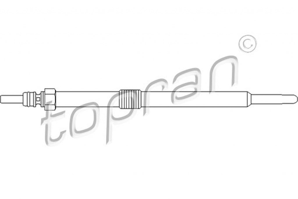 Bujie incandescenta RENAULT LAGUNA II BG0 1 TOPRAN 207046