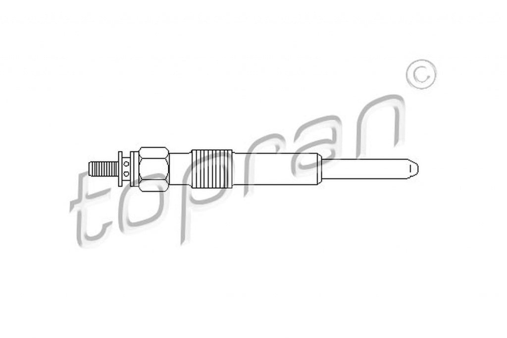 Bujie incandescenta RENAULT MEGANE I BA0 1 TOPRAN 700111