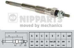 Bujie incandescenta TOYOTA COROLLA Wagon E11 NIPPARTS J5712016