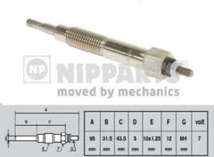 Bujie incandescenta TOYOTA HIACE IV bus LH1 NIPPARTS J5712004