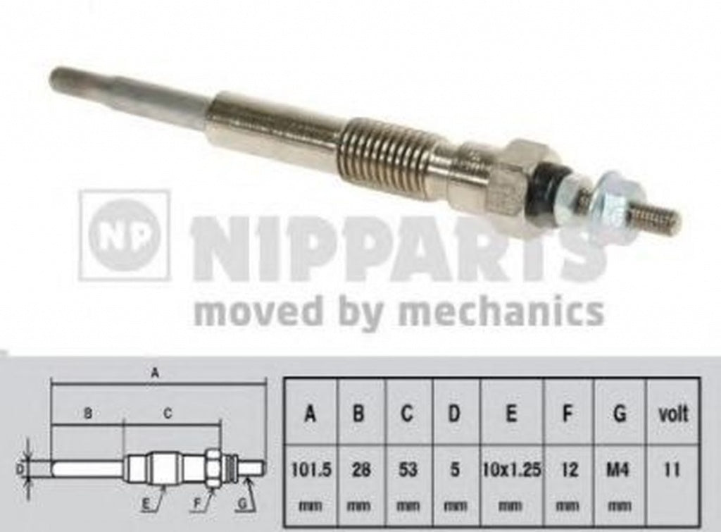 Bujie incandescenta TOYOTA LAND CRUISER 80 J8 NIPPARTS J5712021