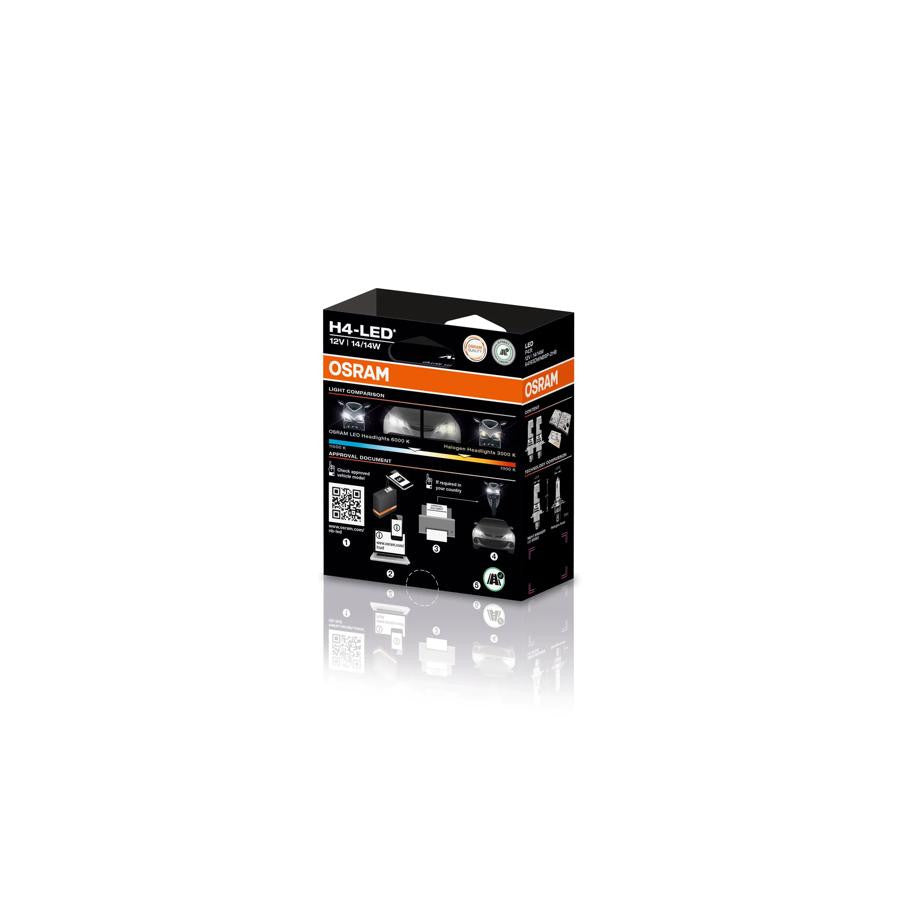 Bec LED Osram Speed Night Breaker  H4 450 * SET 2 BUCATI Osram - imagine 9