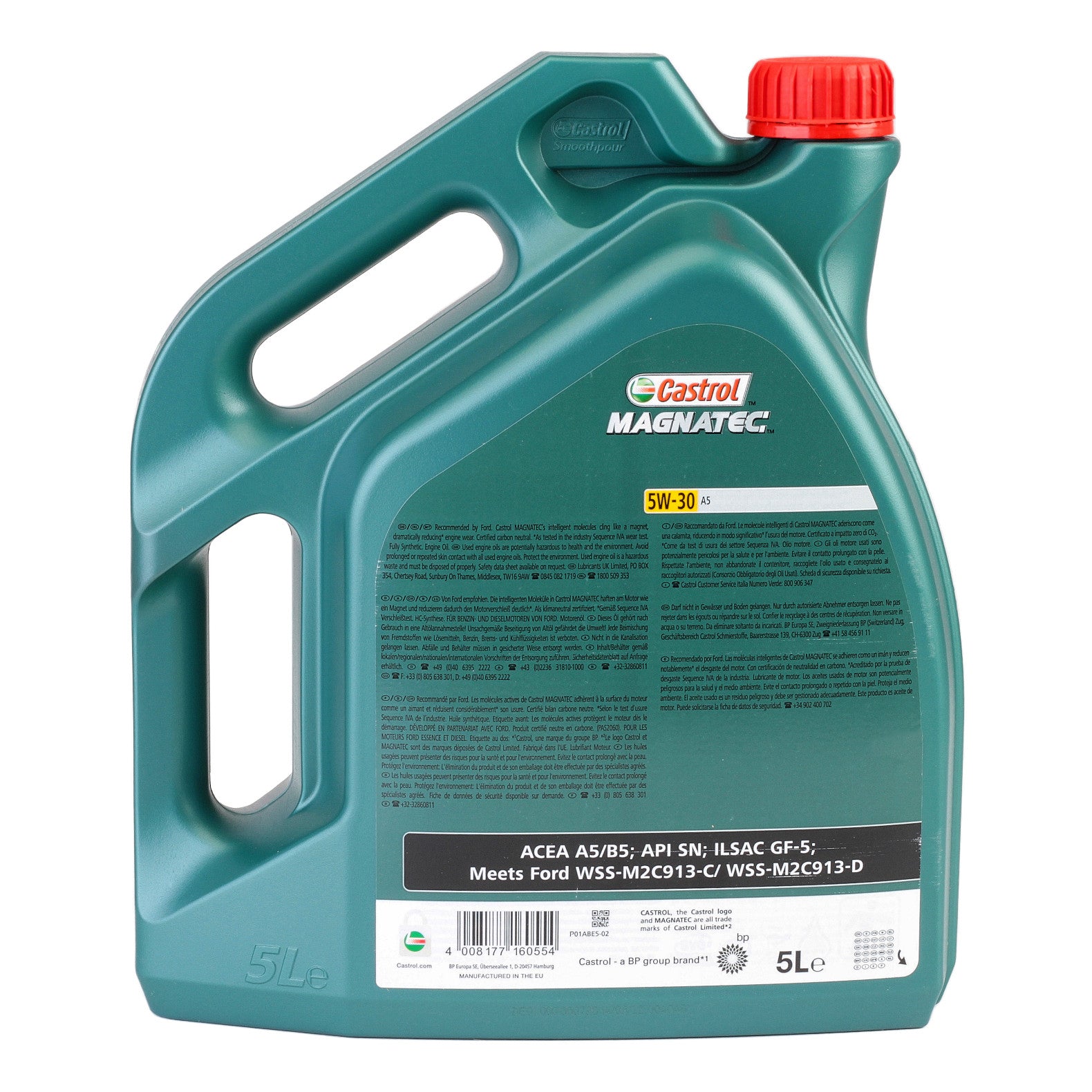 Ulei motor Castrol Magnatec A5 5W30 5L (Ford) Castrol Professional - imagine 3