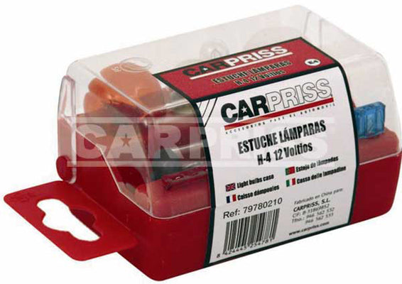 Kit rezerva becuri Carpriss H4 12V 60/55W P43t Carpriss - imagine 1