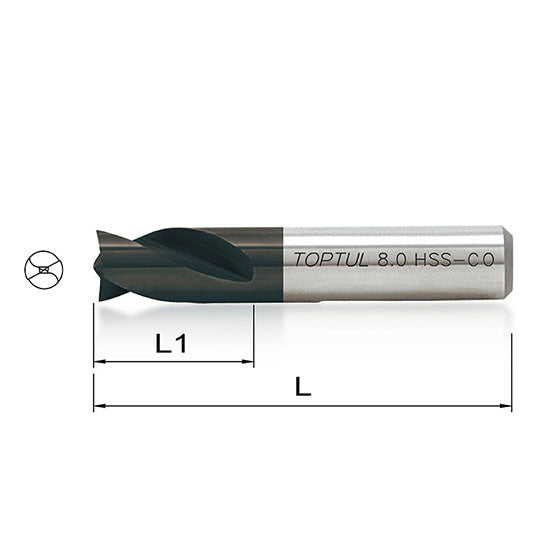 Burgiu sudura 8mm Toptul - imagine 1