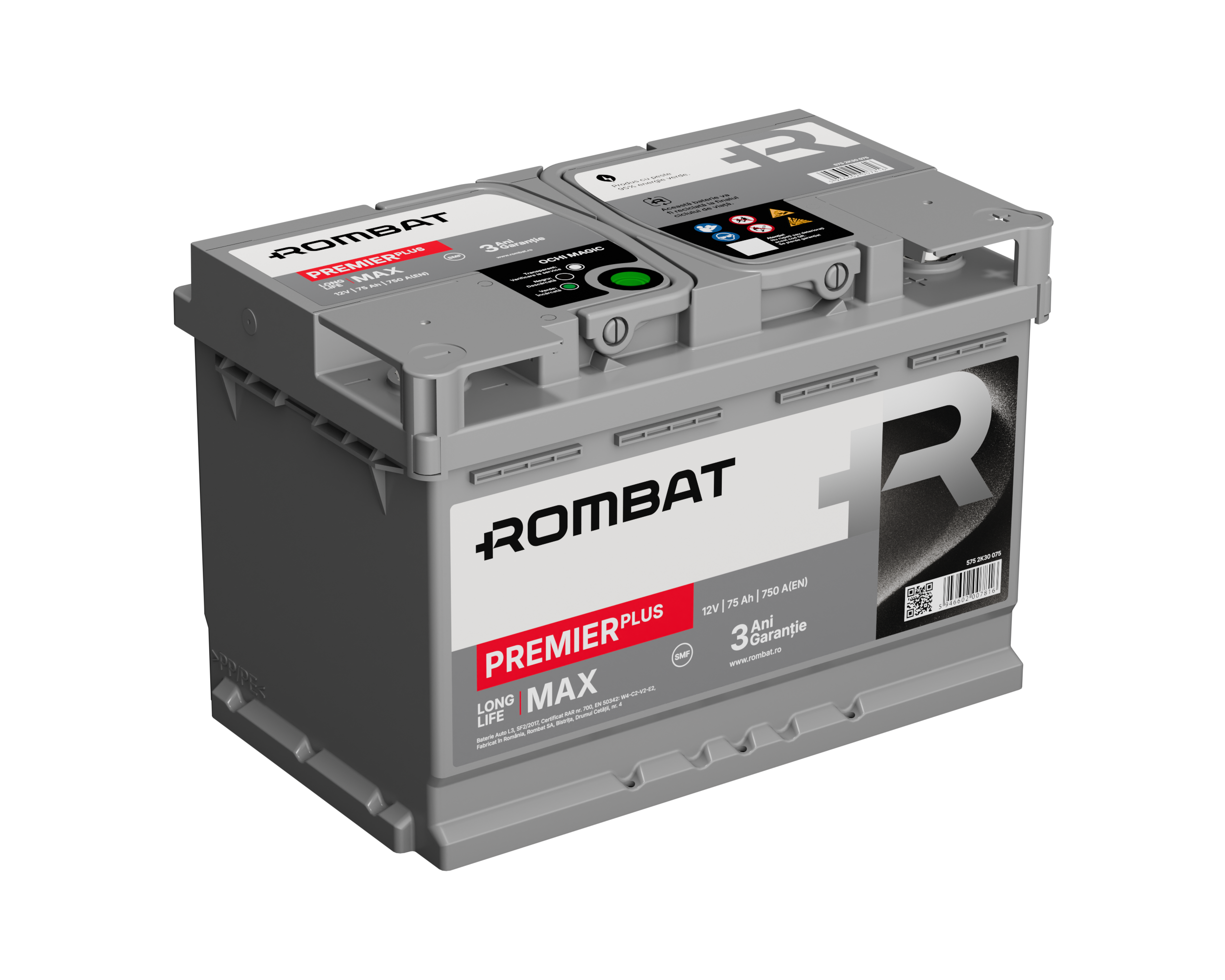 Acumulator Rombat Premier Plus 75Ah Rombat - imagine 4