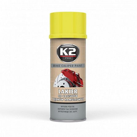 BRAKE CALIPER PAINT - Spray vopsea etriere galben K2 - imagine 1
