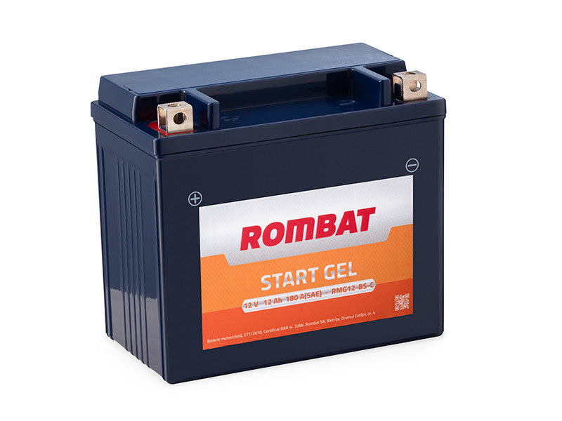 Baterie moto 12Vx12Ah Start GEL RMG12-BS-C Rombat - imagine 1