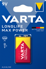 Baterie Varta LongLife Max Power 9V - 6LR61 - 1 buc Varta - imagine 1