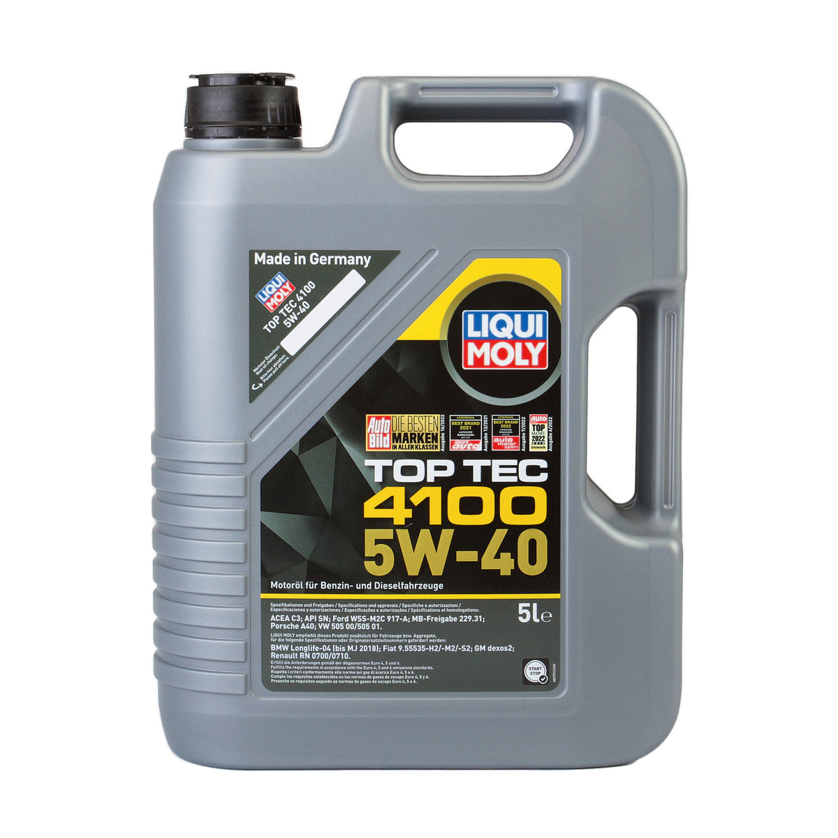 Ulei motor Liqui Moly Top Tec 4100 5W40 (3701) (2686) (9511) 5L Liqui Moly - imagine 1