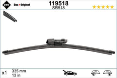 Lamela stergator spate SWF Wiper FB REAR LHD/RHD 335 mm SWF - imagine 1