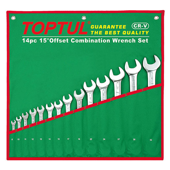 Set chei combinate 6-22 mm (12 piese) Toptul - imagine 1