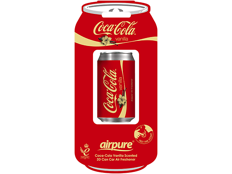 AIRPURE Odorizant auto, cutie de sifon 3D, vanilie Coca-Cola Airpure - imagine 2
