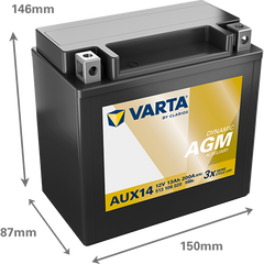 Acumulator Varta SILVER dynamic Aux 13 Ah 200A Varta - imagine 2