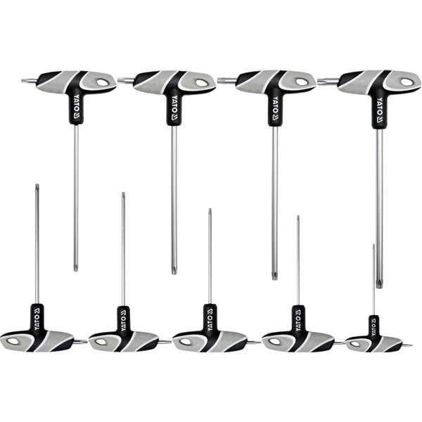 Set torx maner tip "T", 9 piese Yato - imagine 1