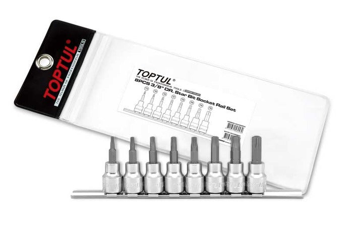 Set tubulare biti torx 3/8  (8 buc) Toptul - imagine 1
