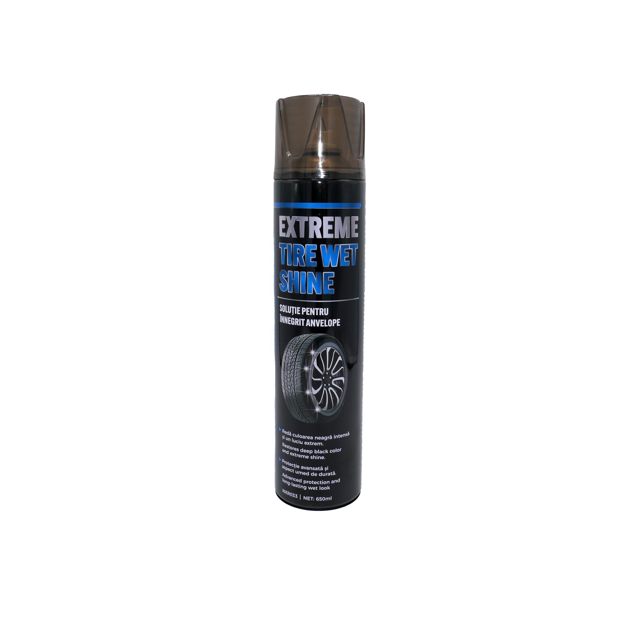 Spray innegrit anvelope pe baza de silicon 650ml NOXARO Noxaro - imagine 2