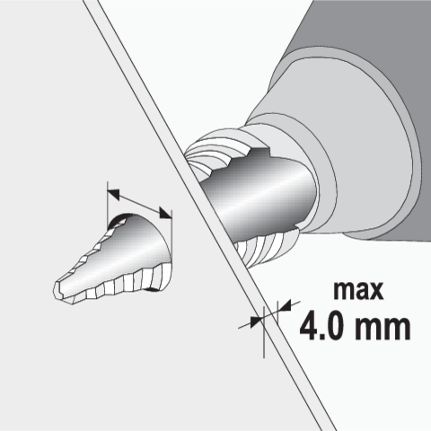BURGHIU ÎN TREPTE, 4-22MM Yato - imagine 3