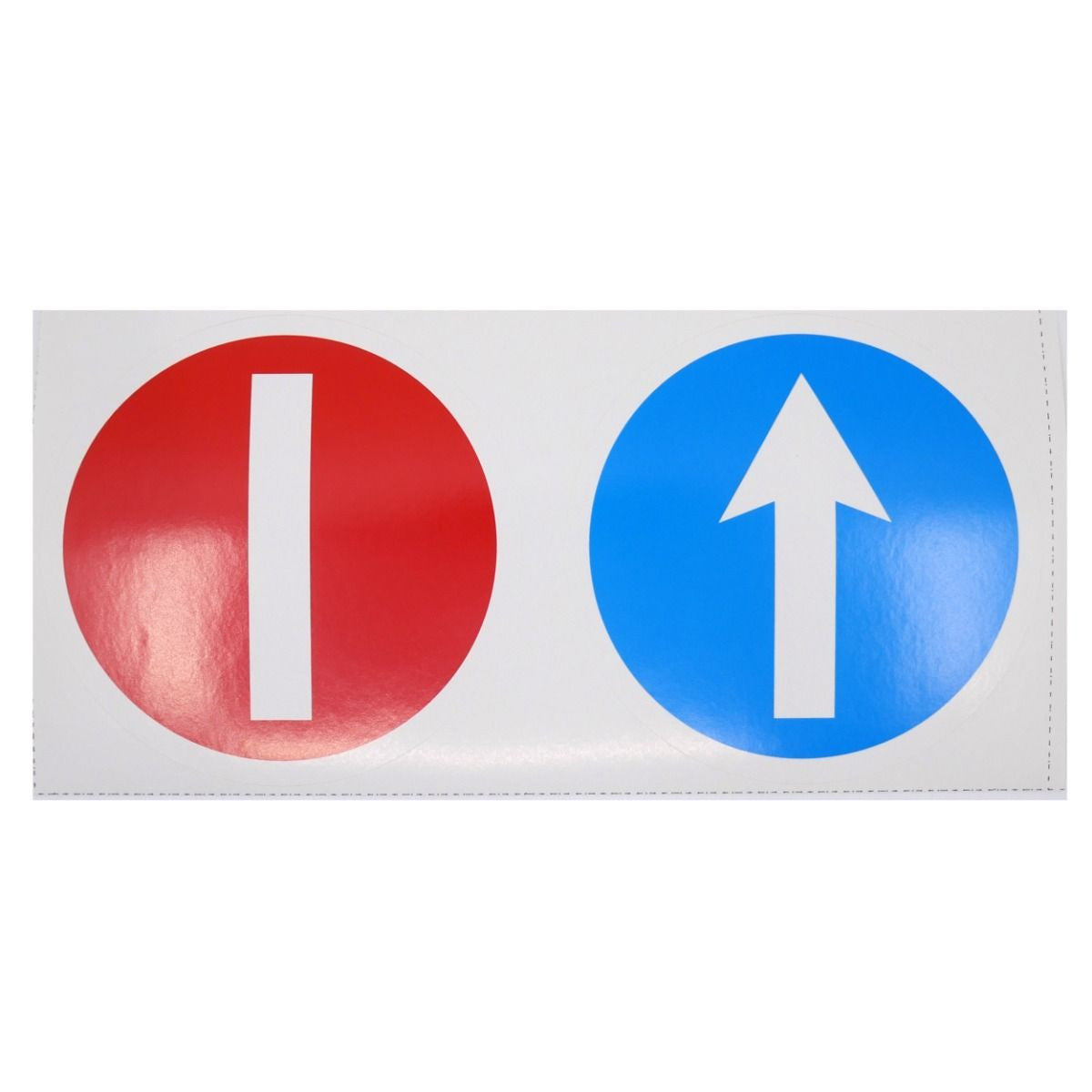 Autocolant avertizare ocolire-interzis fi15 cm (set 2 buc) Runkit - imagine 1