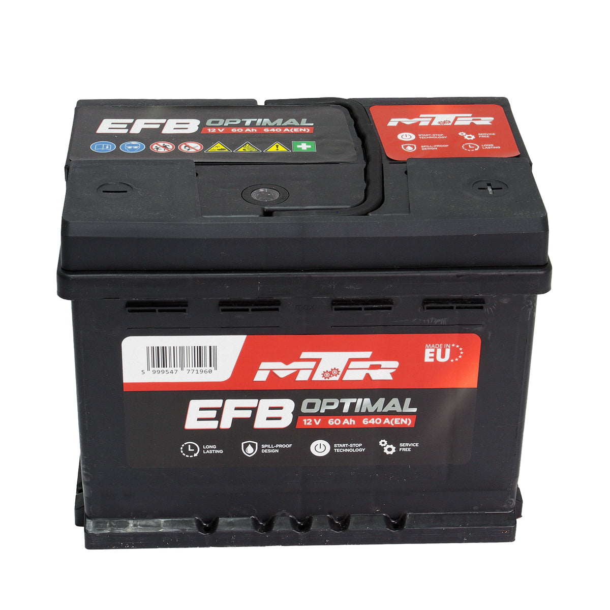 Acumulator turisme MTR EFB [START-STOP]  60 Ah 640A MTR - imagine 1
