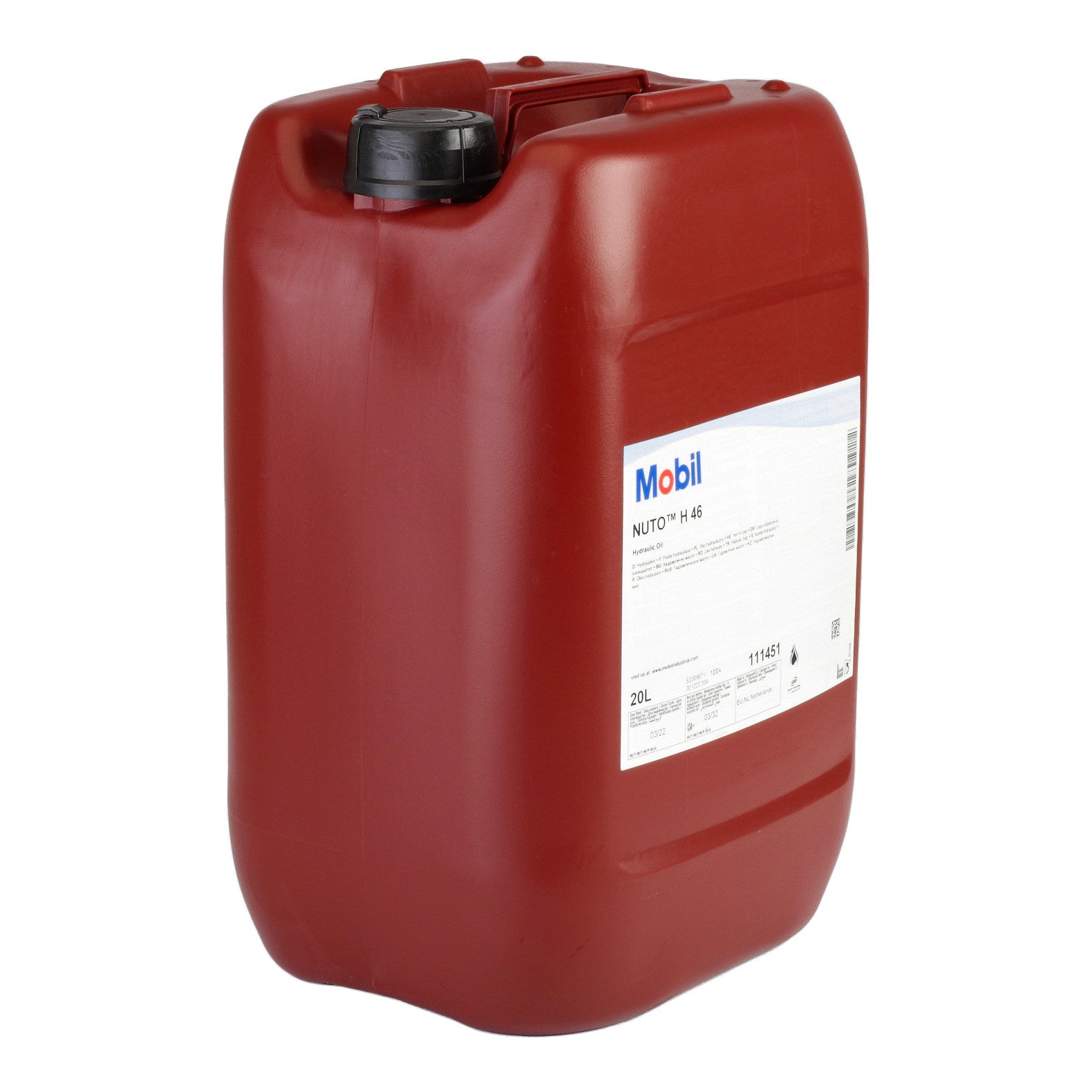 Ulei hidraulic Mobil Nuto H46 20L Mobil - imagine 2