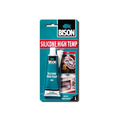 Silicon rezistent la temperaturi ridicate BISON High Temp, roșu, 60ml Bison - imagine 1