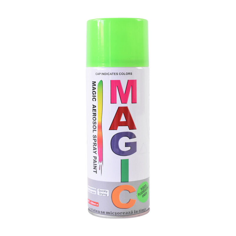 Magic - Vopsea spray Verde Fluorescent 1005 450 ml Magic - imagine 1