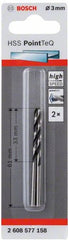 Burghiu spiral HSS PointTeQ de 3,0 mm Bosch - imagine 1