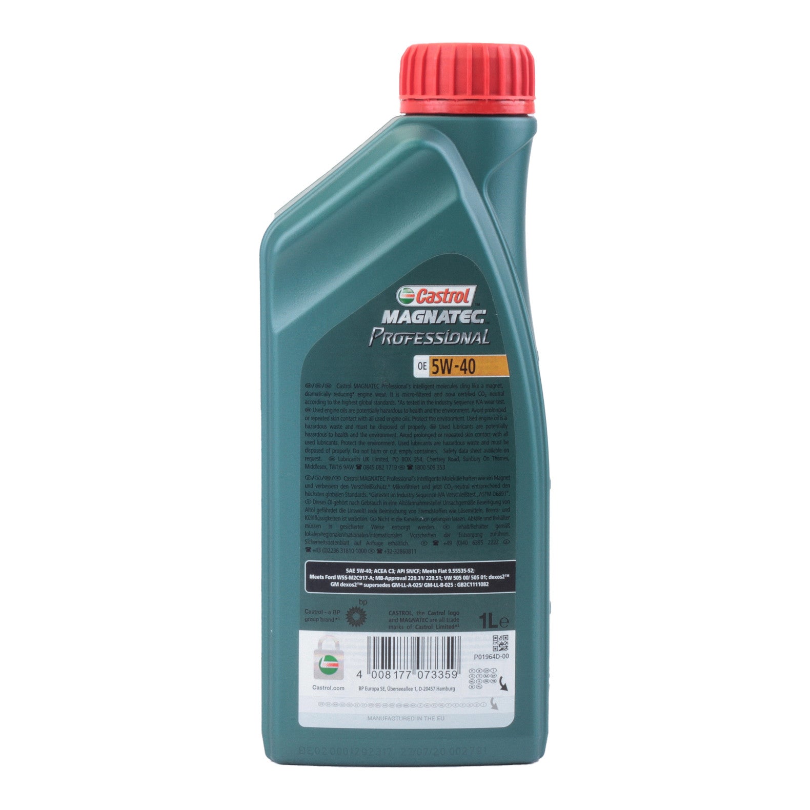 Ulei motor Castrol Magnatec Professional OE 5W40 1L Castrol Professional - imagine 5