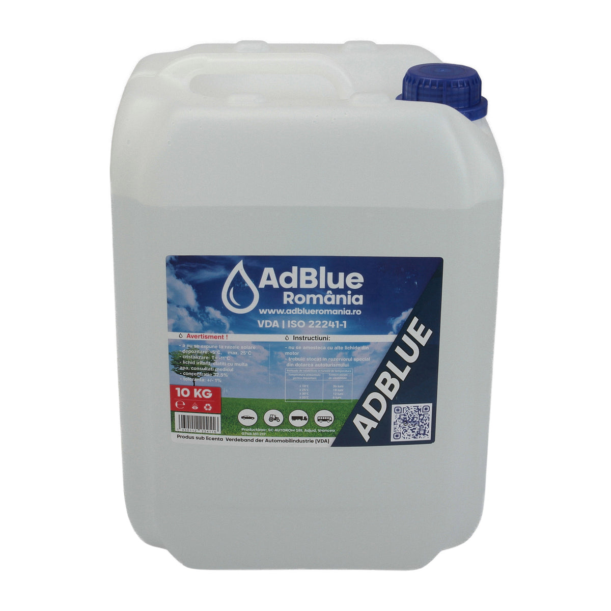 Solutie Adblue HDPE cu Palnie 10L MTR - imagine 1