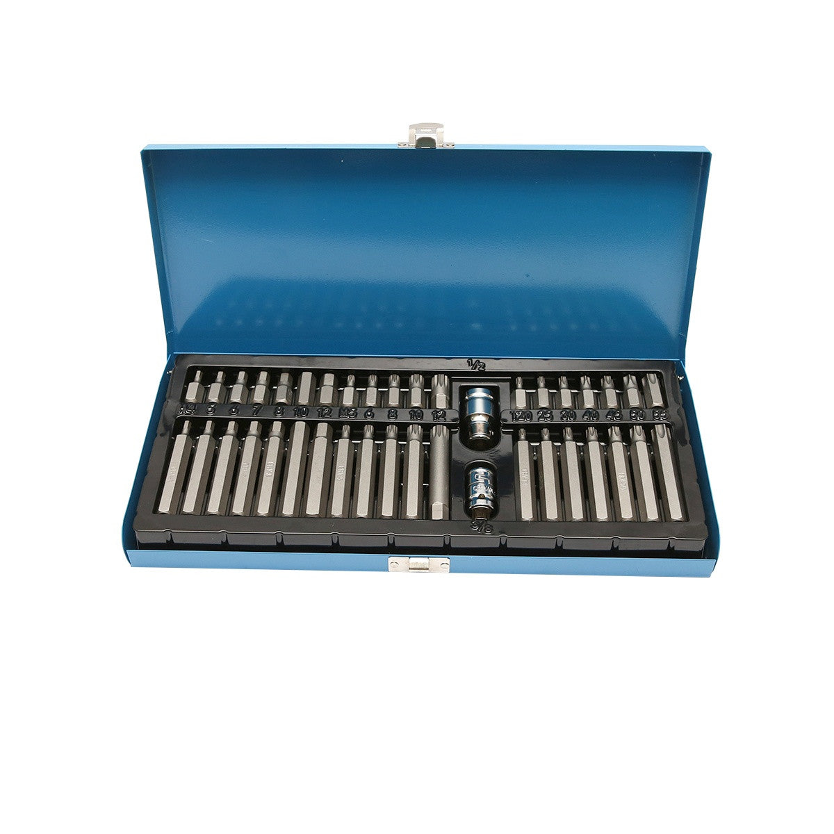Trusa imbus, biti torx, hex si spline 41 piese Breckner Germany MTR - imagine 1