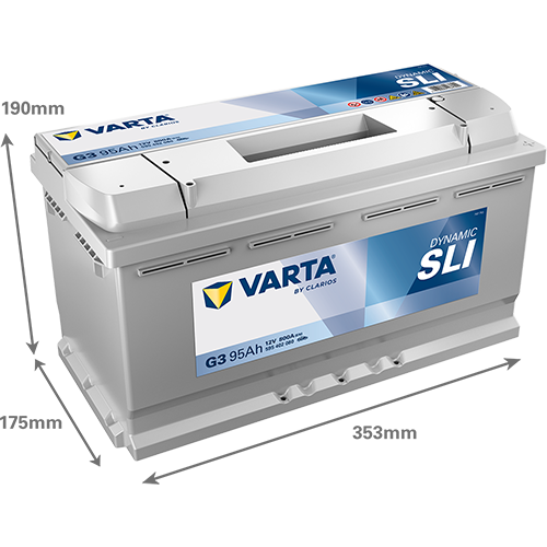 Acumulator Varta SLI Dynamic 95 Ah Varta - imagine 2