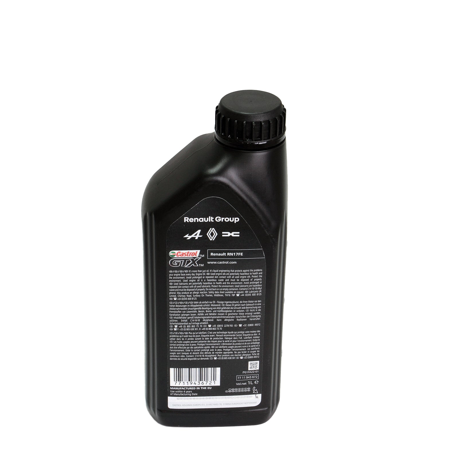 Ulei motor Renault Castrol Rn-Spec 0W20 RN17 FE 1L Renault - imagine 3
