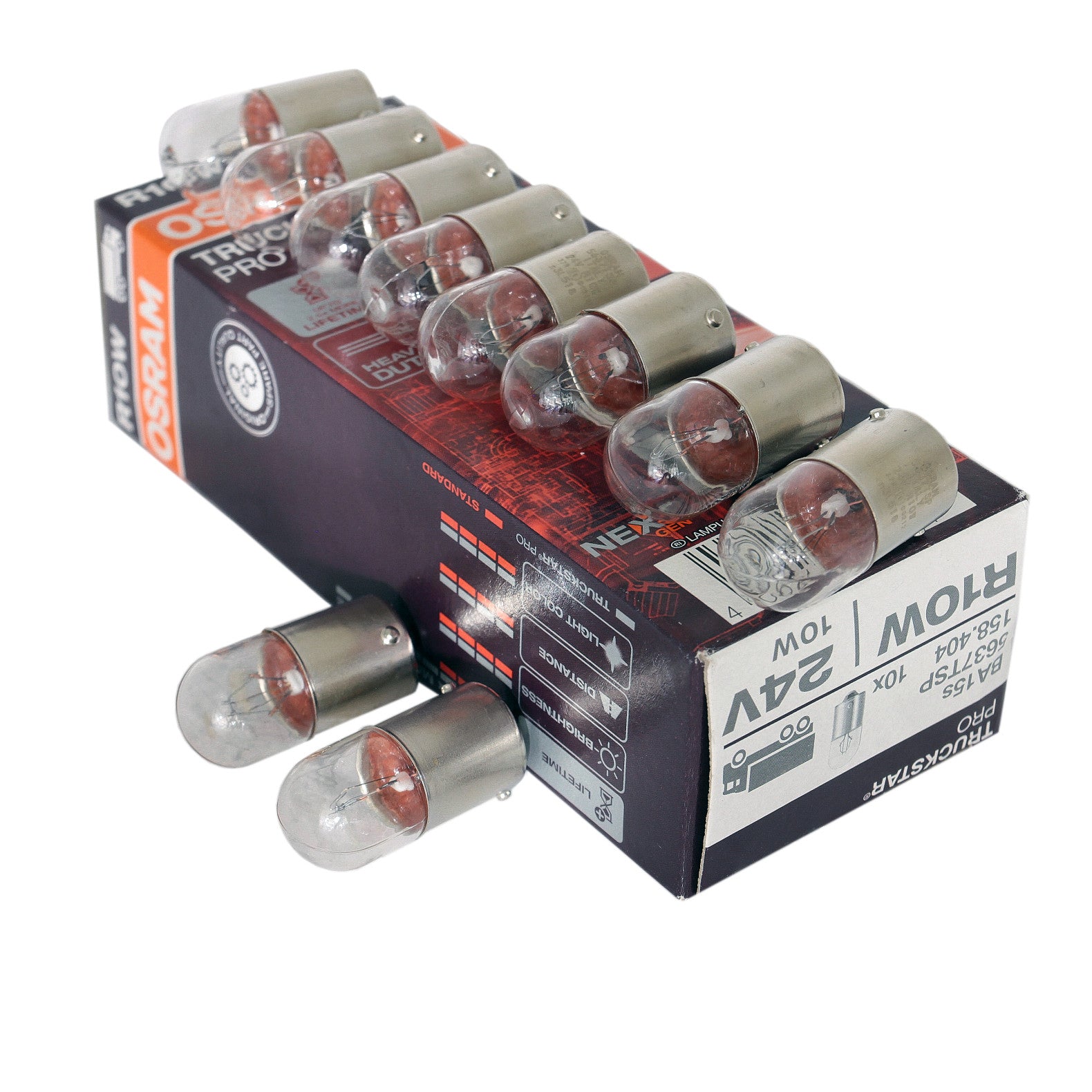 Bec Osram TruckStar PRO R10W 24V 10W BA15s Osram - imagine 2