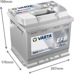 Acumulator Varta Dynamic EFB 50 Ah 540A Varta - imagine 2