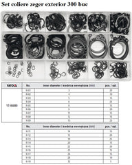 Set coliere zeger exterior 300 buc Yato - imagine 1