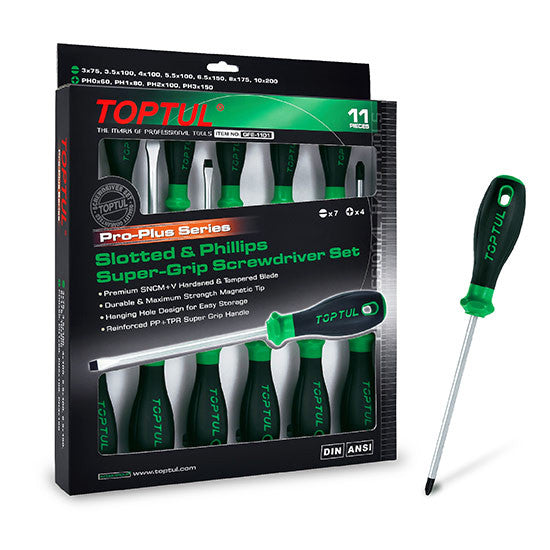 Set 11 piese surubelnite asortate seria pro Toptul - imagine 1